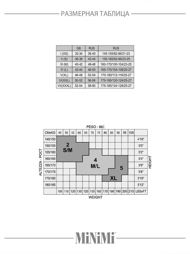 Minimi CAPRICCIO Чулки 40den (M/L, Daino)