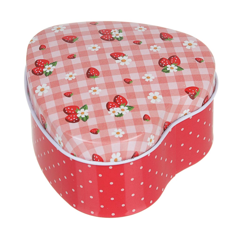 Шкатулка металлическая 7х6,5х3,7см