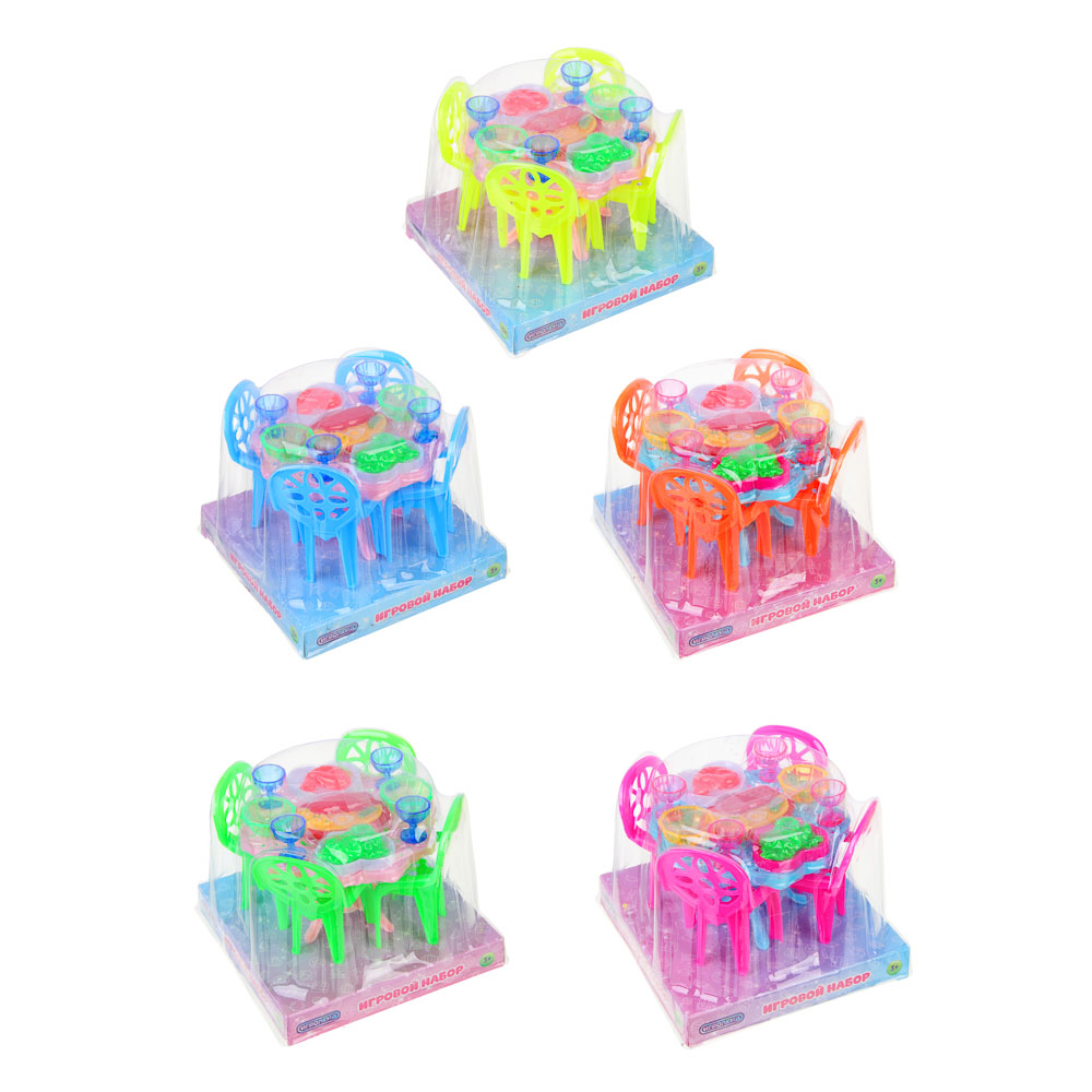 ИГРОЛЕНД Набор мебели и посуды для кукол