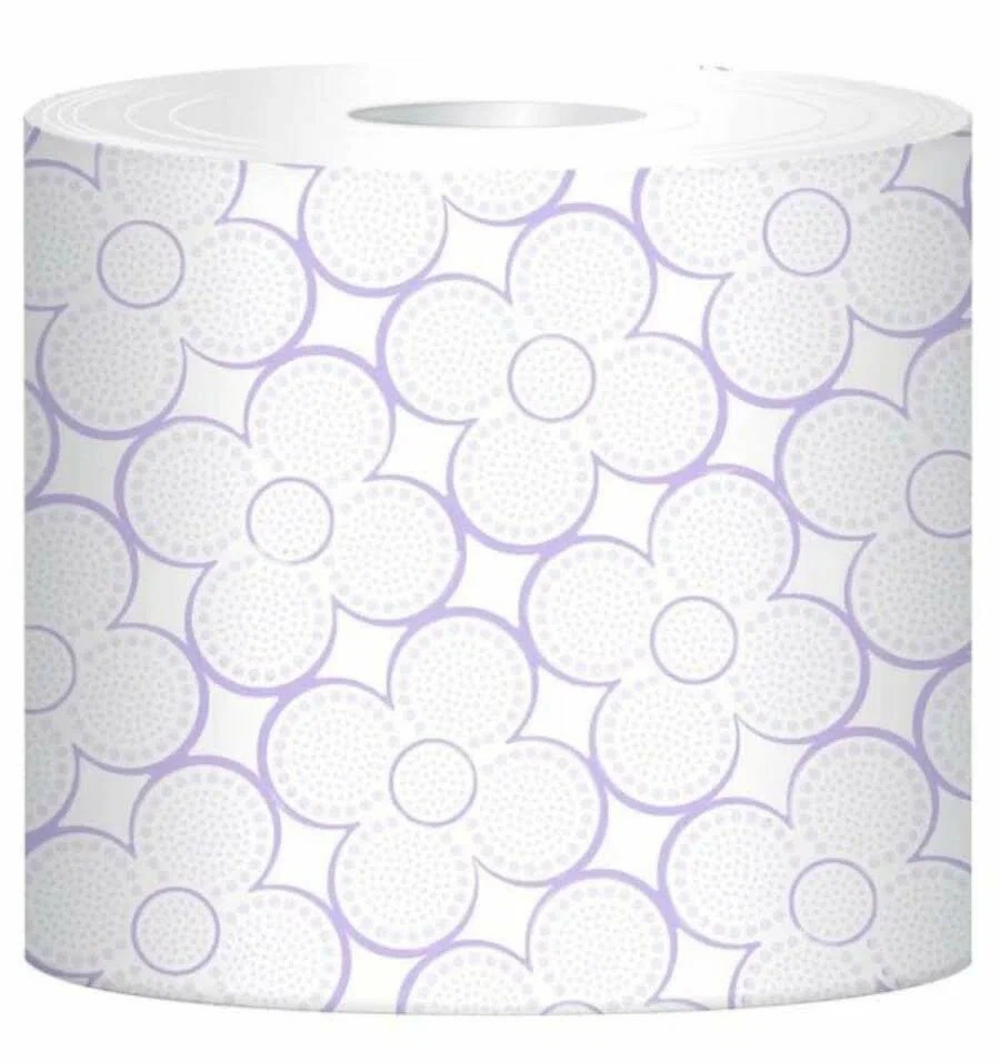 Туалетная бумага "Familia Plus Волшебный цветок" двухслойная 8 шт 