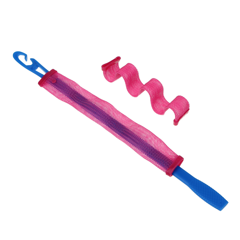 BERIOTTI Бигуди-волны с крючком для укладки волос, 25х3см, пластик, нейлон, 12шт, 2 цвета