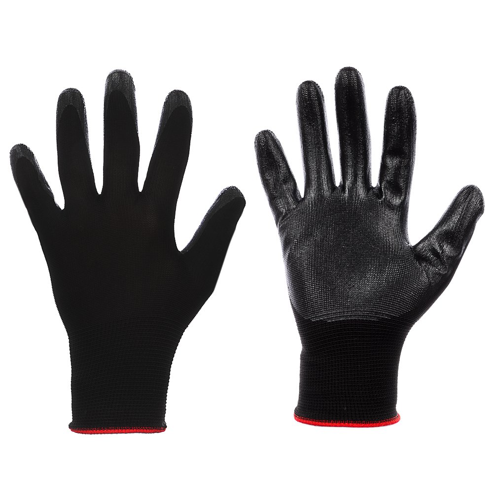 INBLOOM Перчатки садовые нейлоновые с нитриловым полуобливом