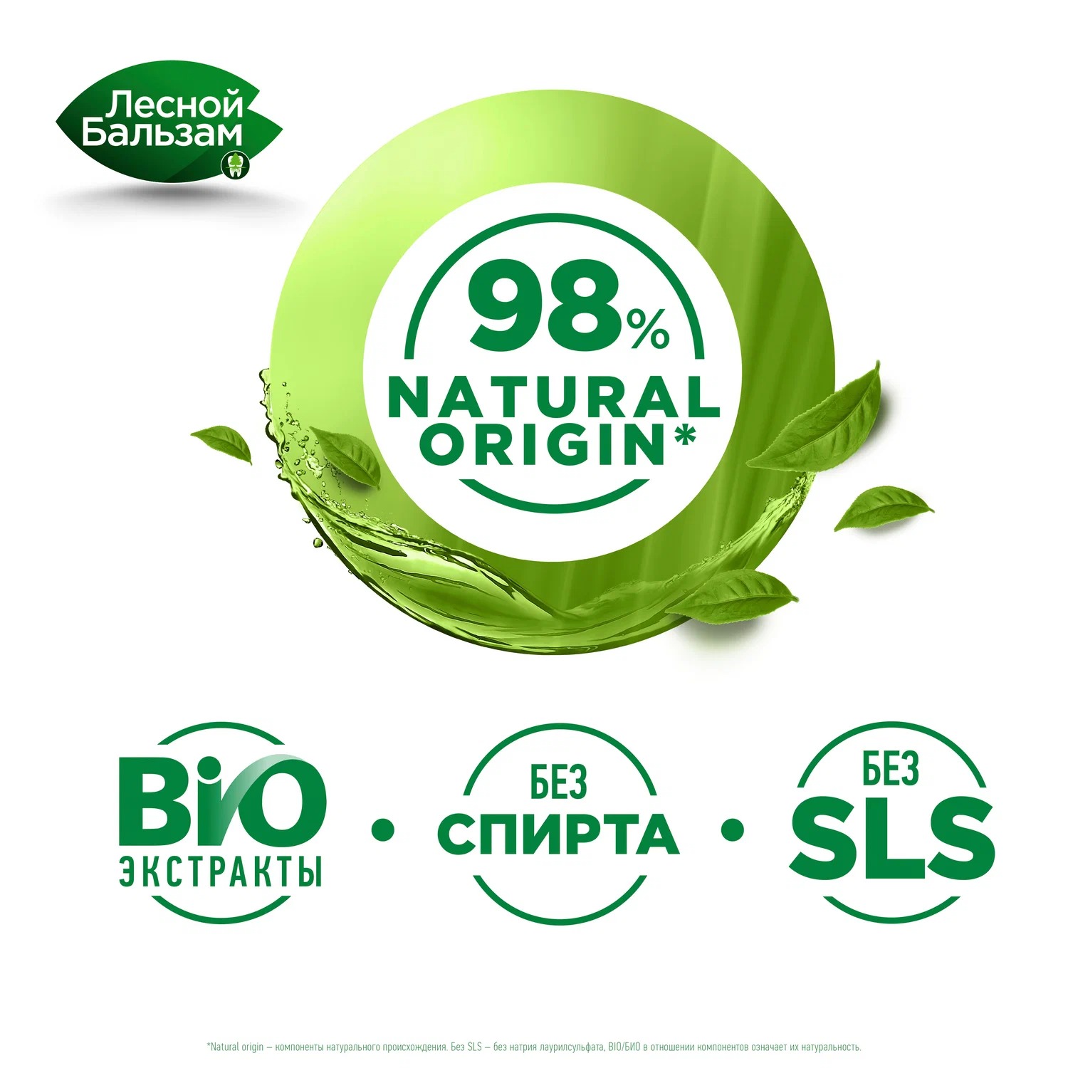 Лесной бальзам ополаскиватель для десен Природная свежесть 250мл