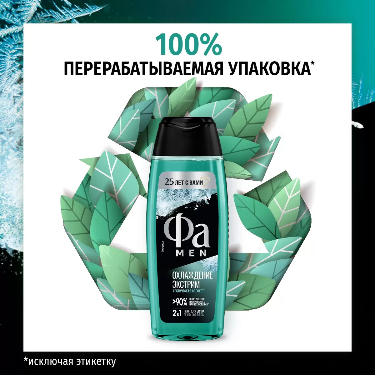 Fa гель для душа Охлаждение Экстрим 250мл 