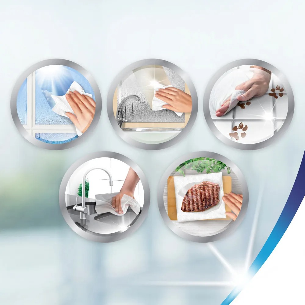 Полотенце кухонное Зева Премиум декор 2-слойное 2шт