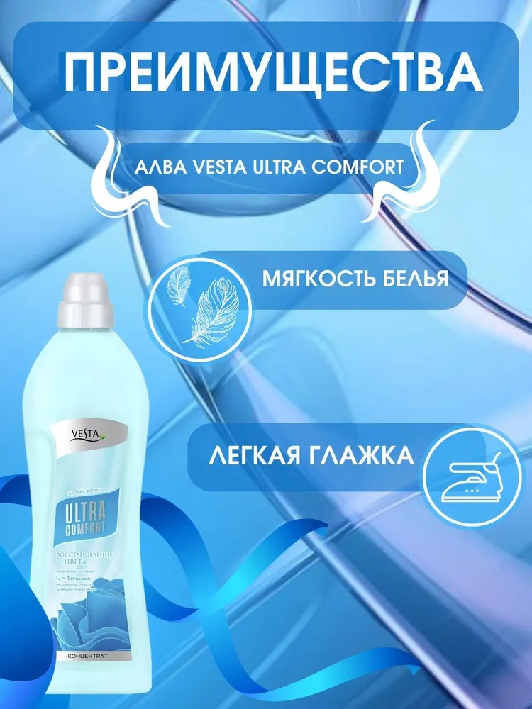 Vesta Кондиционер для белья Восстановление цвета 1л