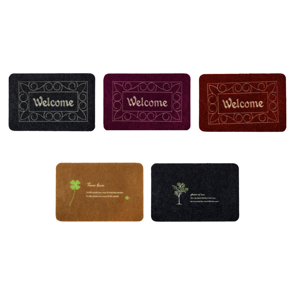 VETTA Коврик в прихожую, полиэстер, 40x60см, вышивка