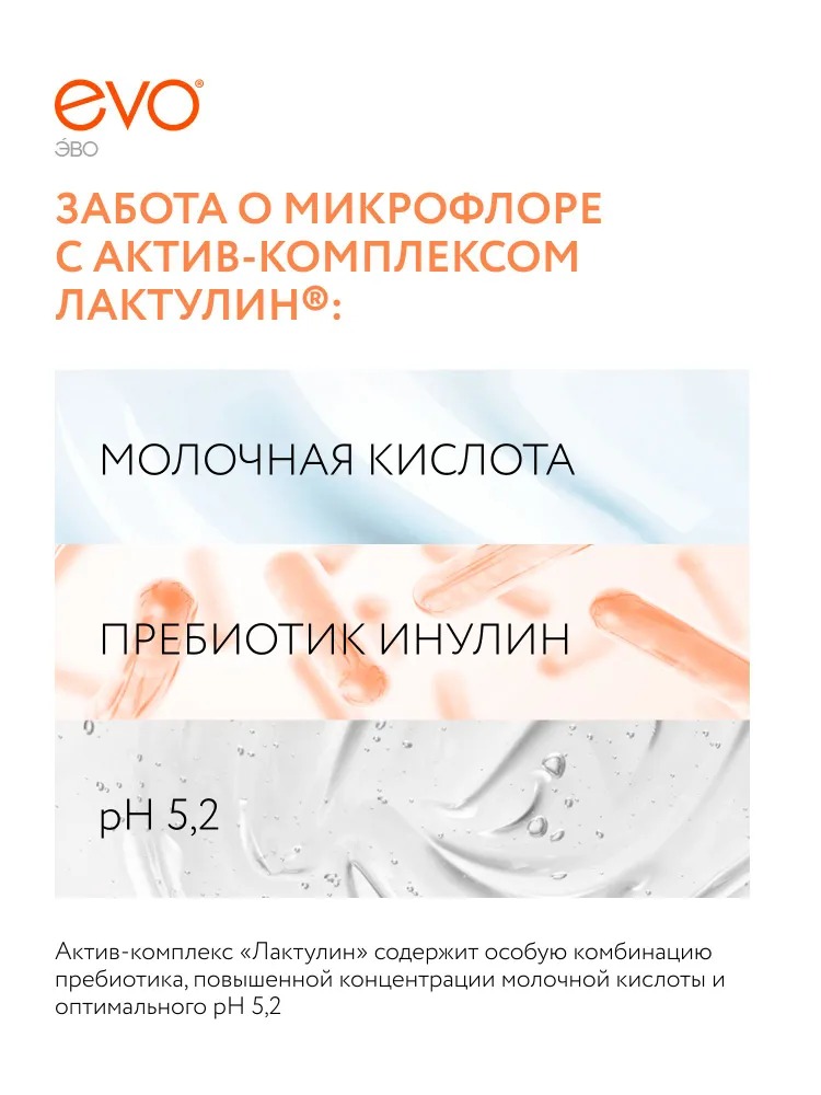 Крем-гель 2в1 для душа и интимной гигиены EVO Баланс и Комфорт 400 мл