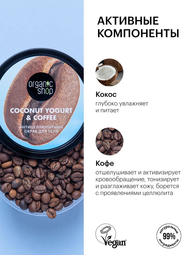 OS скраб для тела антицеллюлитный 250 мл