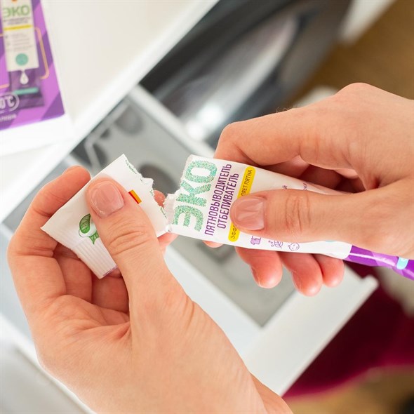 SN Биоразлагаемый отбеливатель-пятновыводитель с активным кислородом (4стирки) 100гр