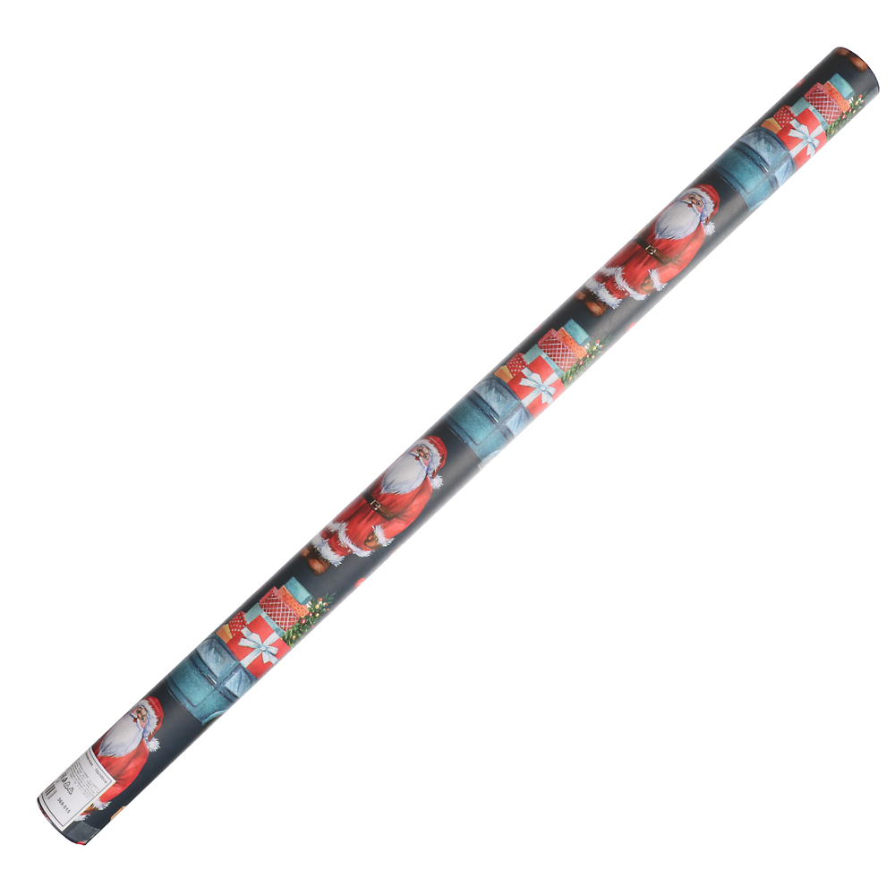 СНОУ БУМ Бумага упаковочная.мелованая 2023 70х100см