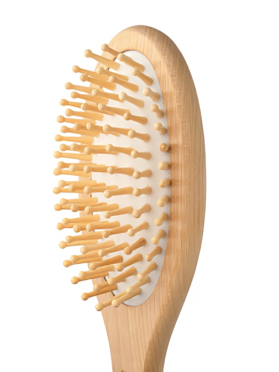Расческа массажная 210 дерево,деревянные зубцы,прозрачная 210000 Расческа массажная 210 дерево,деревянные зубцы,прозрачная 210000