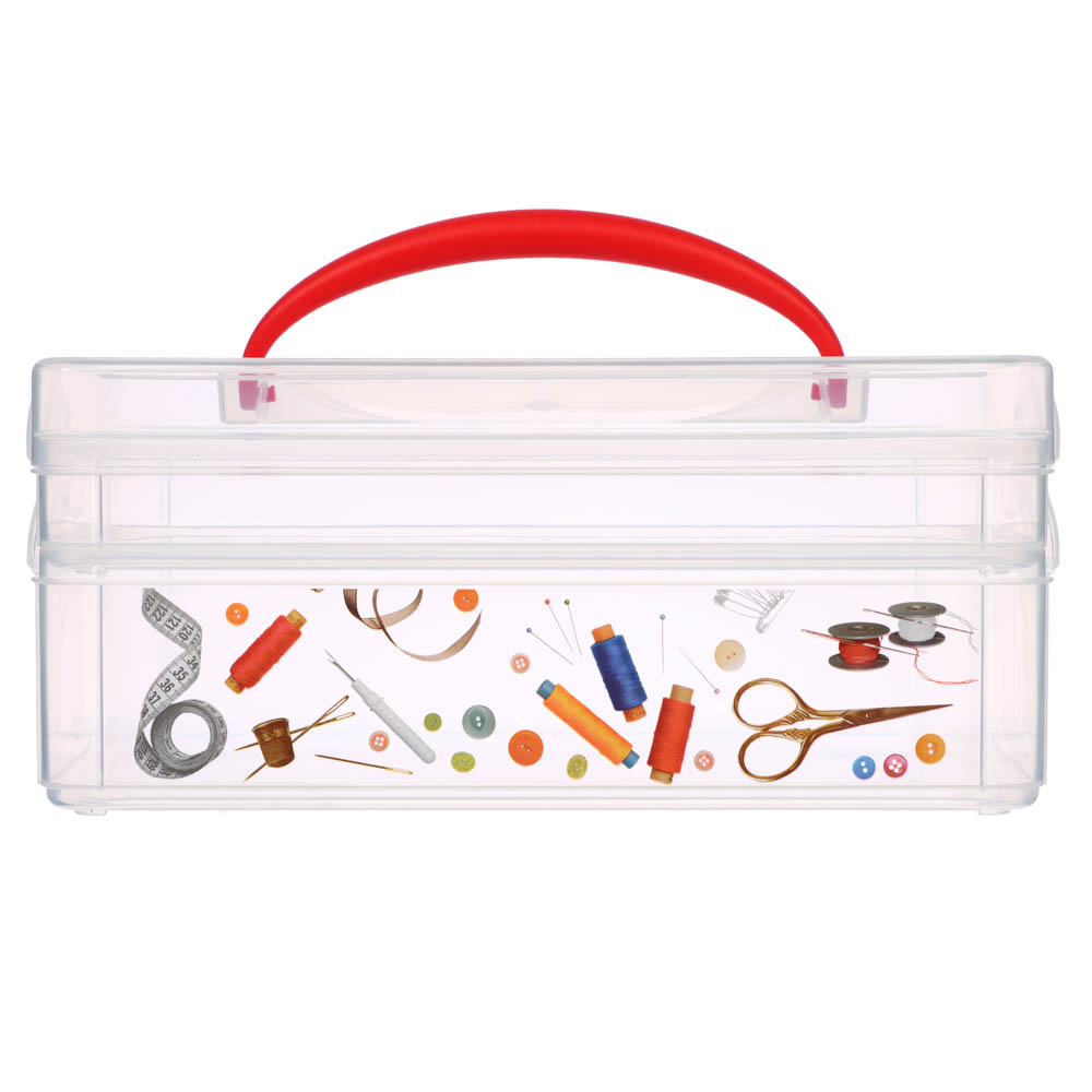 Коробка универсальная с ручкой и декором "Multi box" 245*160*105мм 4312333