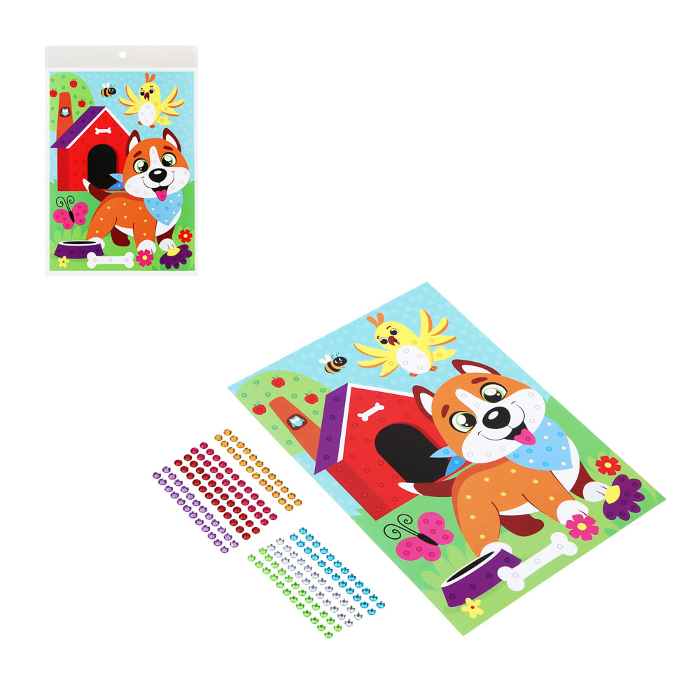 ХОББИХИТ Аппликации из страз "Микс"