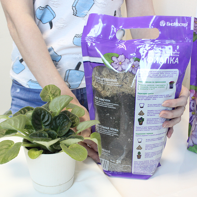 Биомастер набор биокомпонентов для фиалок  2л 