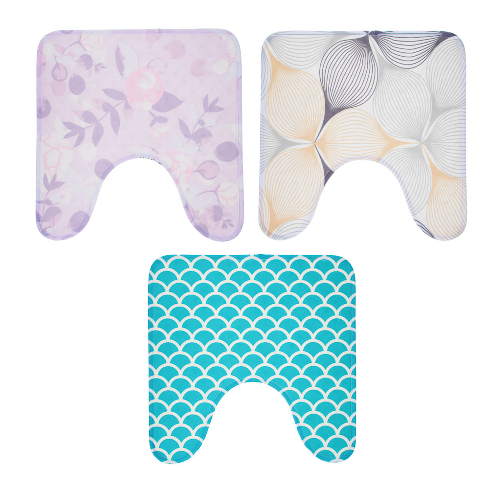 VETTA Коврик для туалета ,флис 45х45см