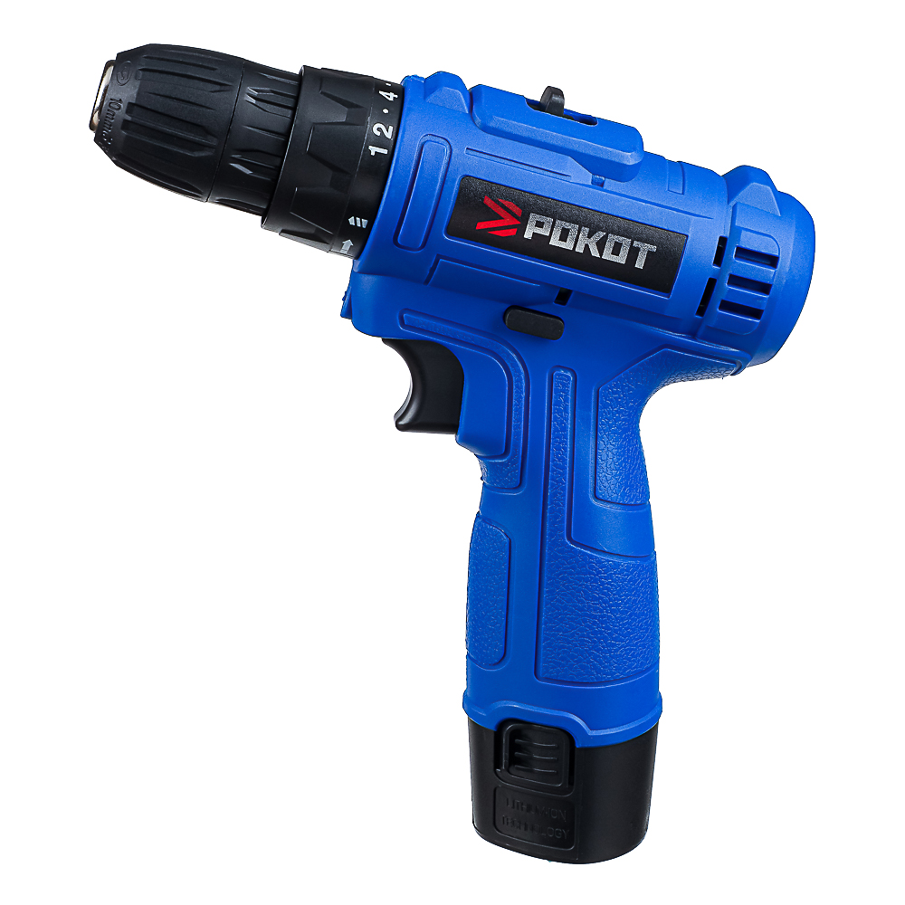 РОКОТ Дрель-шуруповерт аккумуляторный 12В