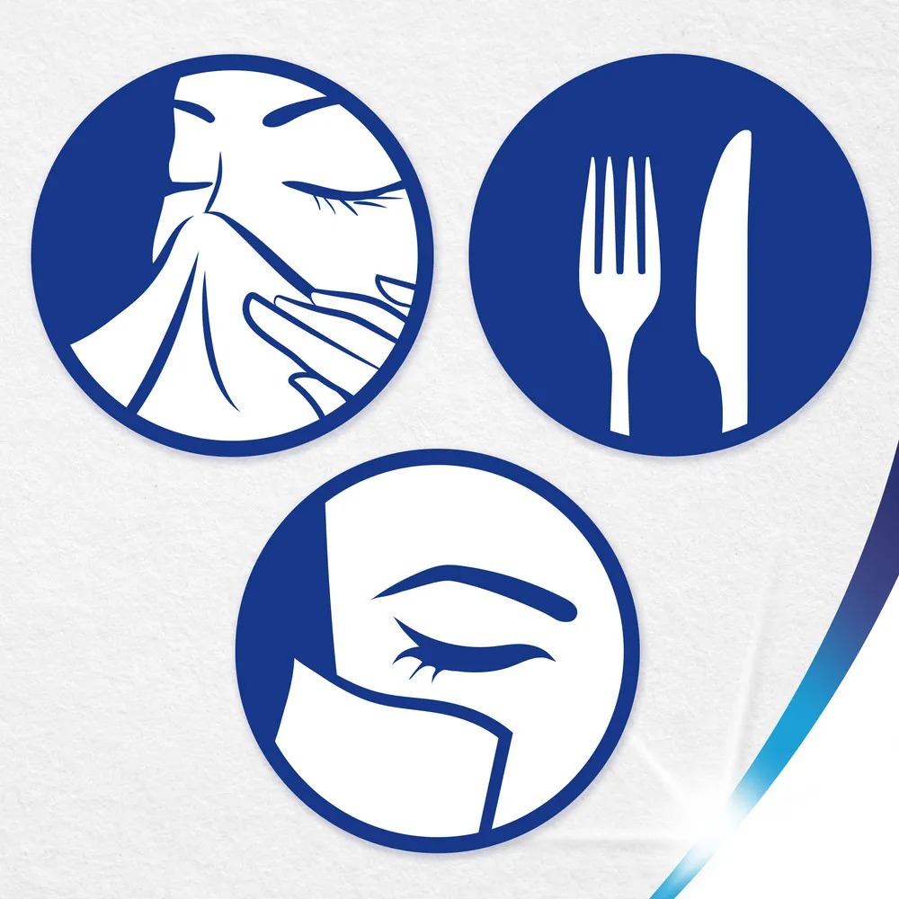 Зева носовые платочки Deluxe 10штx10