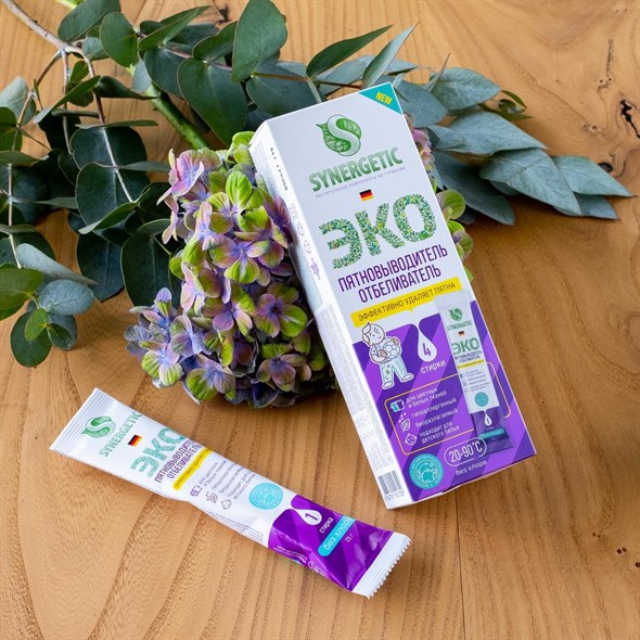 SN Биоразлагаемый отбеливатель-пятновыводитель с активным кислородом (4стирки) 100гр