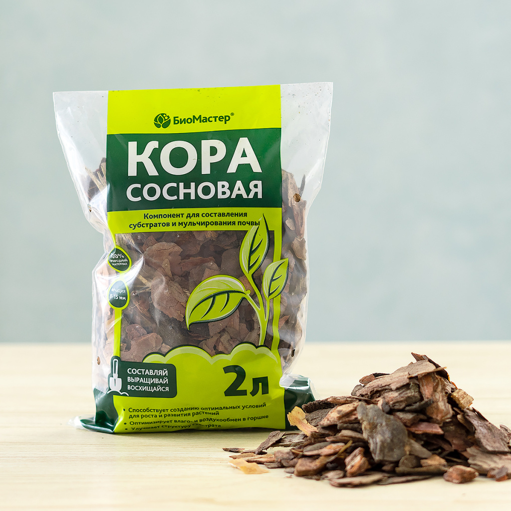 Биомастер кора сосновая 2л