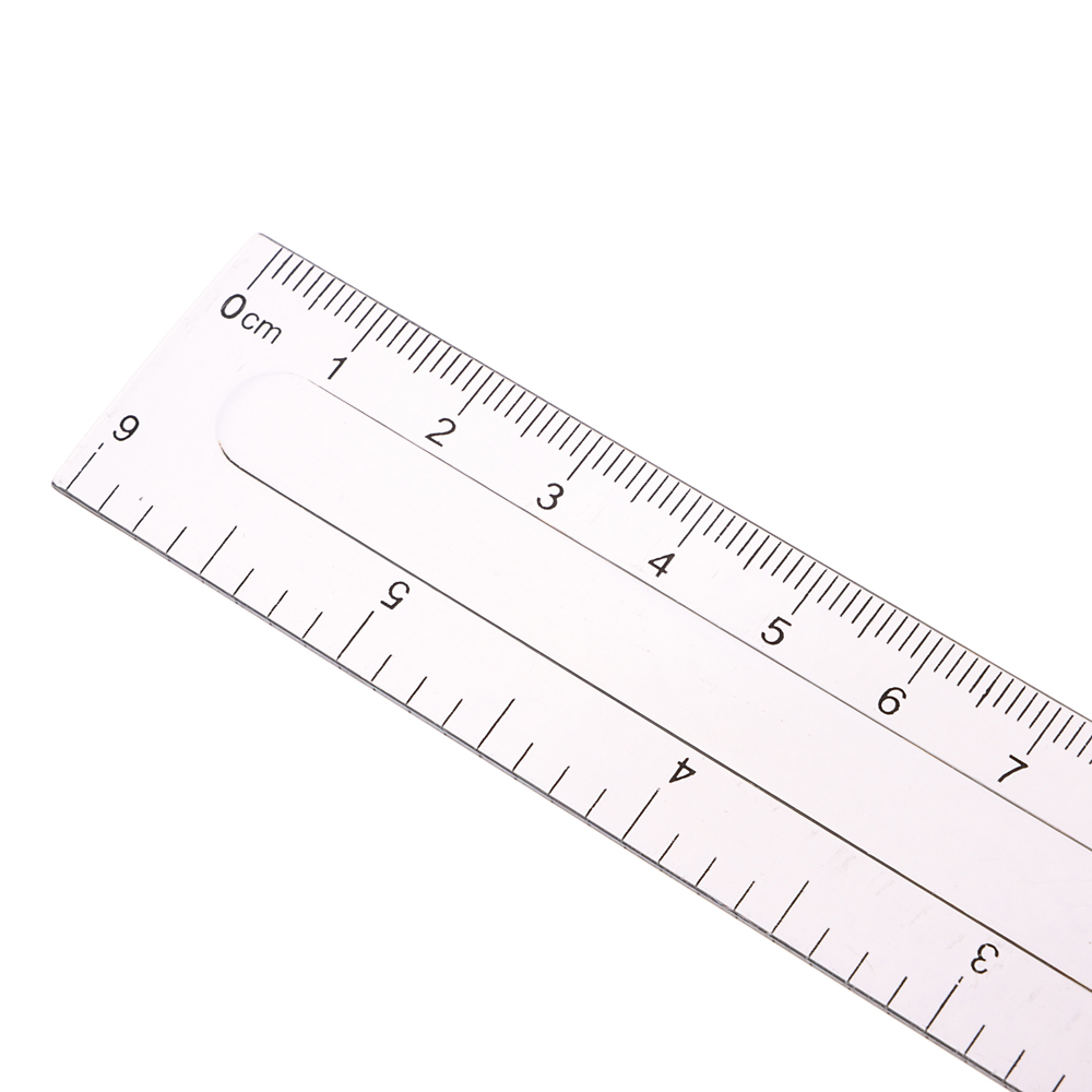 Линейка пластиковая 15см прозрачная