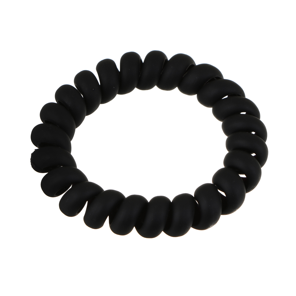 Резинки-пружинки для волос ЮНИLOOK,  3шт, d5-5,5см, пластик, 2 цвета, ACS-101