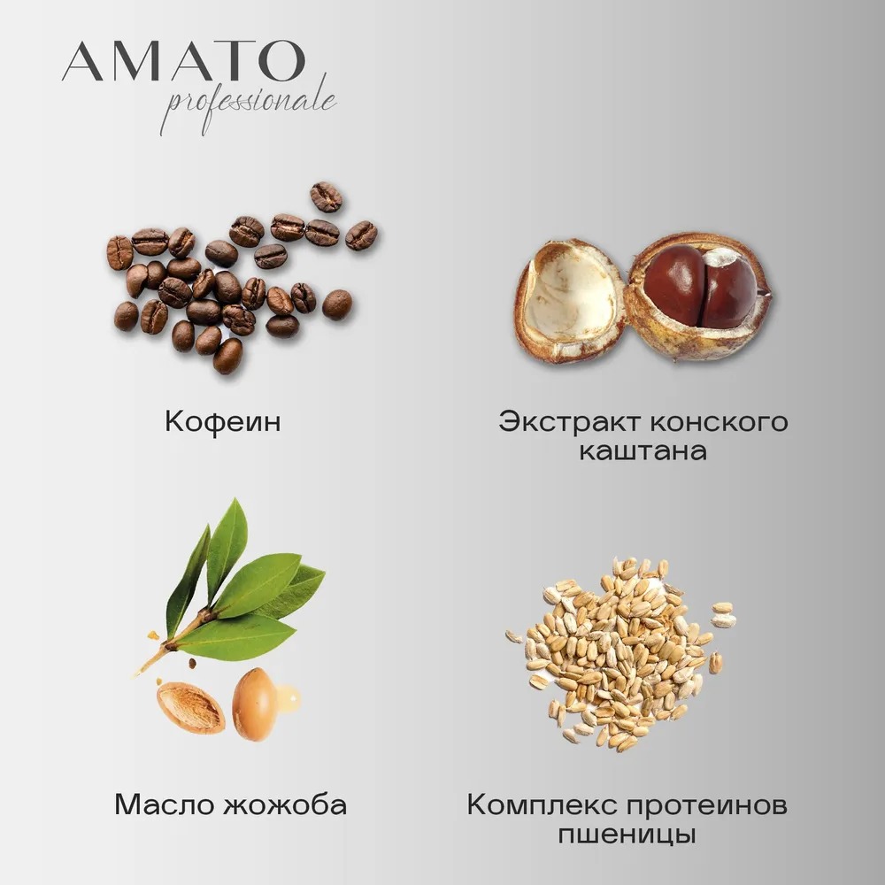 Amato Professionale Шампунь для силы и роста волос Stength&Growth 250мл