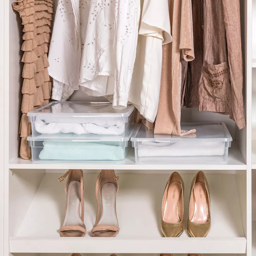 Ящик универсальный с аппликацией 9л 400х335х85мм бесцветный 4312816