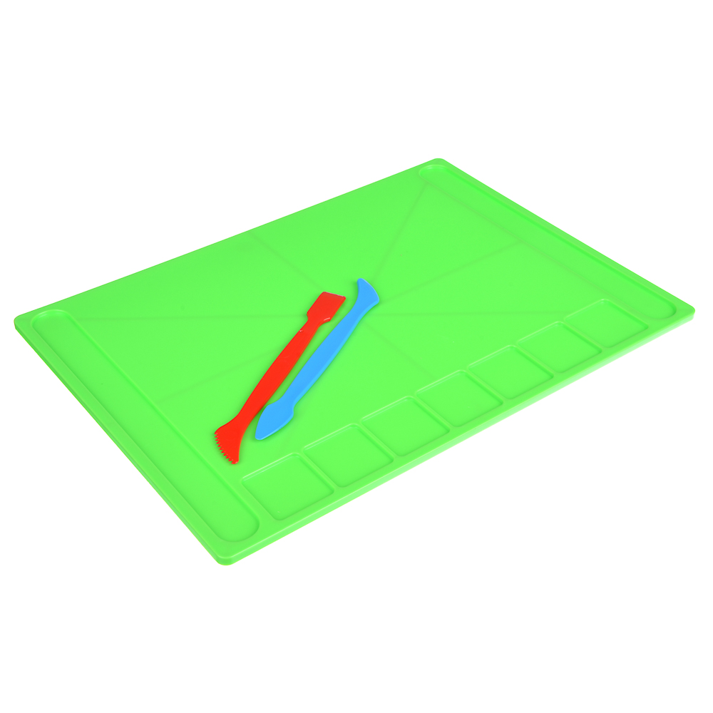 Набор для лепки 3 предмета: доска А4, 2 стека ДЛ-02П/ДЛ-4984