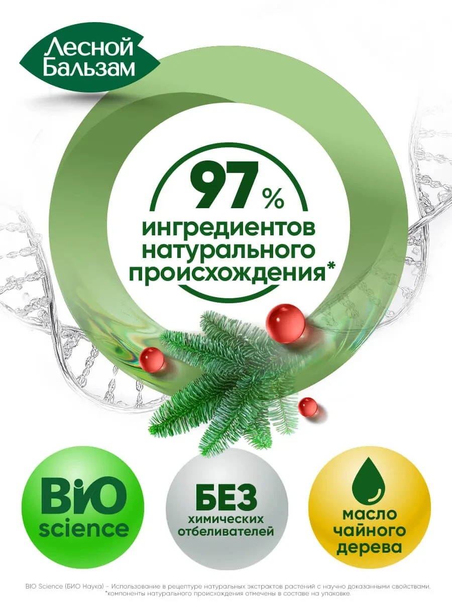 Лесной бальзам ополаскиватель для десен Форте 800мл
