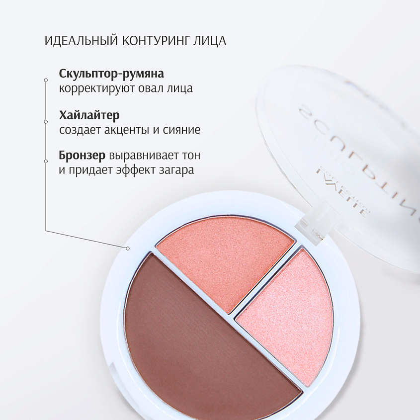 Палетка для контуринга Sunkissed Trio