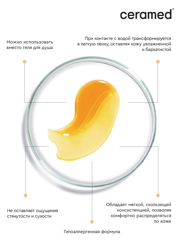 Ceramed Цера-масло для душа ультраувлажняющее 400мл 99137