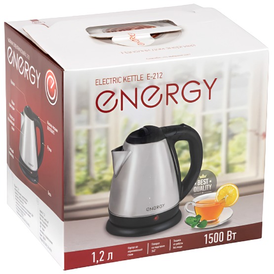 Чайник Energy E-212 1,2 л стальной Чайник Energy E-212 1,2 л стальной