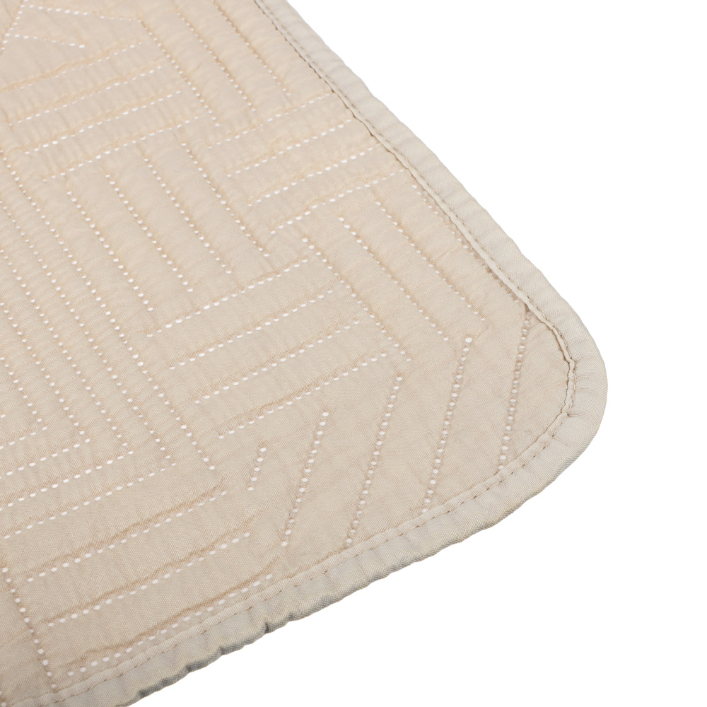 PROVANCE Покрывало с эффектом вареного хлопка 220х240см, 100% полиэстер, бежевый