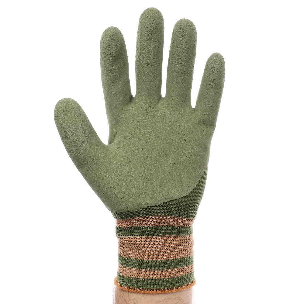 INBLOOM Перчатки садовые с вспененным латексным полуобливом 23см 9р INBLOOM Перчатки садовые с вспененным латексным полуобливом 23см 9р