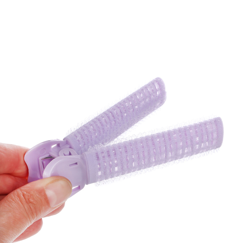 ЮНИLOOK Бигуди для прикорневого объема волос 2шт, 10,5х3см, пластик, нейлон, 3 цвета, ACS-71