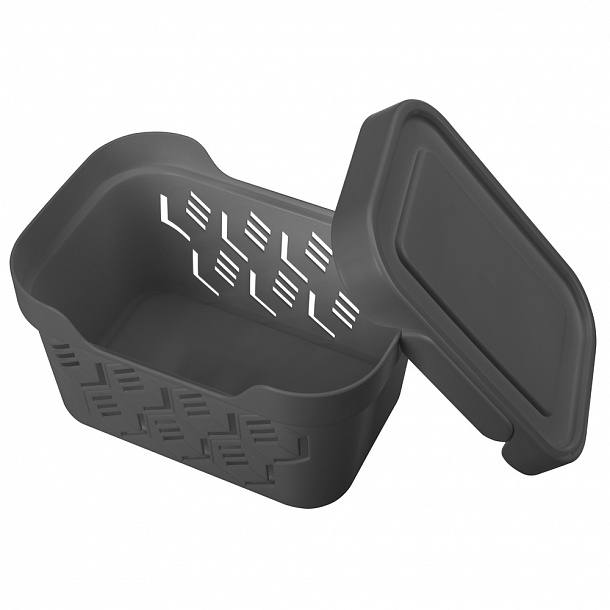 Ящик с крышкой универсальный "Deluxe" 189х132х110мм 1,9л 4332335