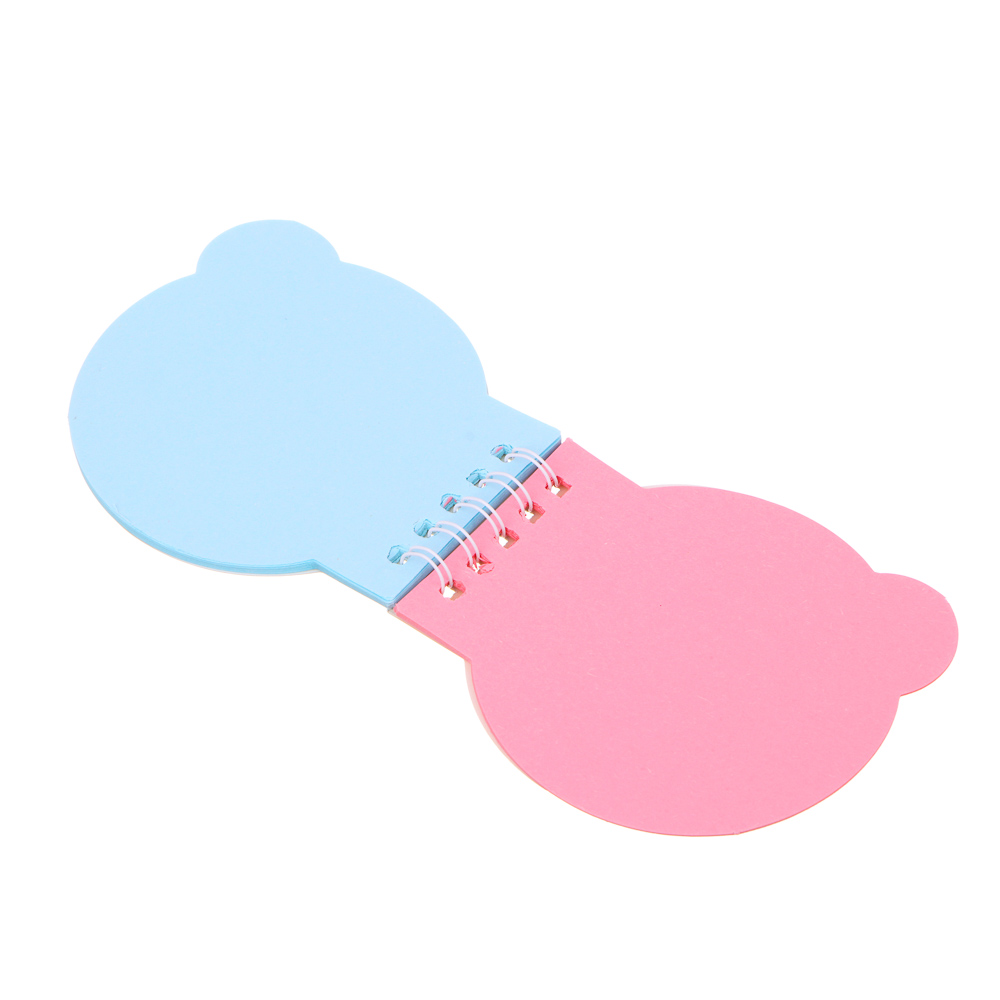 Записная книжка фигурная 40 листов в форме смайлика 9,5х8,5см,