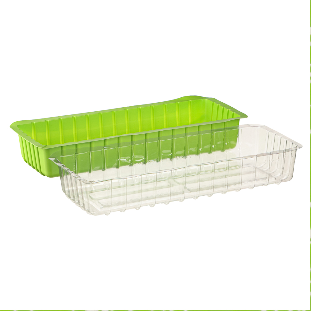 Минипарник с крышкой на 2 вставки (без вставок) дно крышка 1шт 39х16х6см 