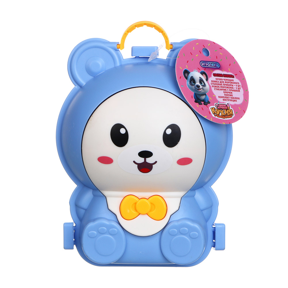 ИГРОЛЕНД Набор игровой кухня в чемоданчике РР 9,6*7,5*13см, 2 дизайна
