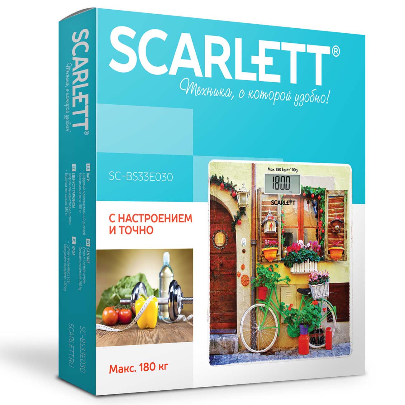 Scarlett Весы напольные прованс SC-BS33E030