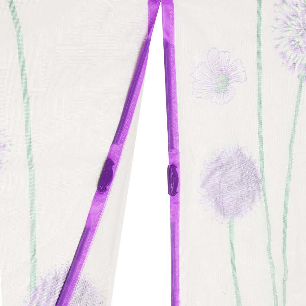 INBLOOM Сетка москитная для дверей на магнитах, цветы, 0.9х2.1м, полиэстер