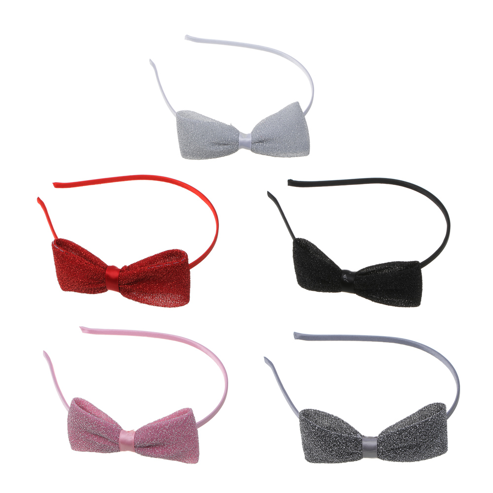 ЮНИLOOK Ободок для волос, 0,5см, полиэстер, сплав, 5 цветов, ACS-134нг ЮНИLOOK Ободок для волос, 0,5см, полиэстер, сплав, 5 цветов, ACS-134нг