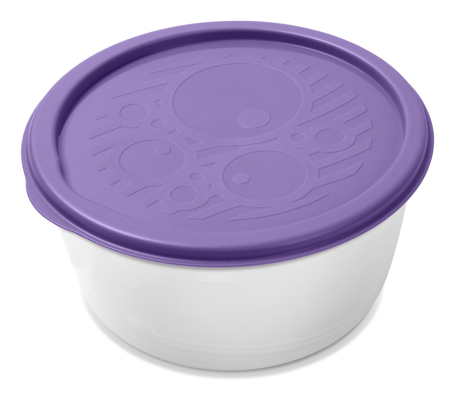 Контейнер круглый низкий многофункциональный №3 0,8л С256