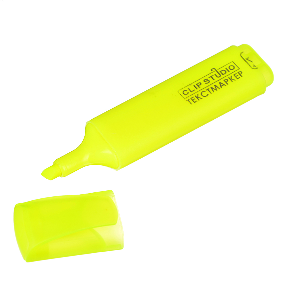 Маркер-выделитель желтый