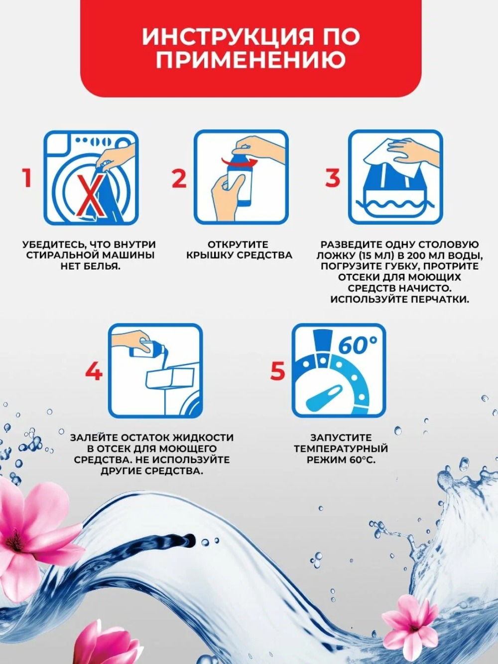 Тiret очиститель для стиральных машин 250мл