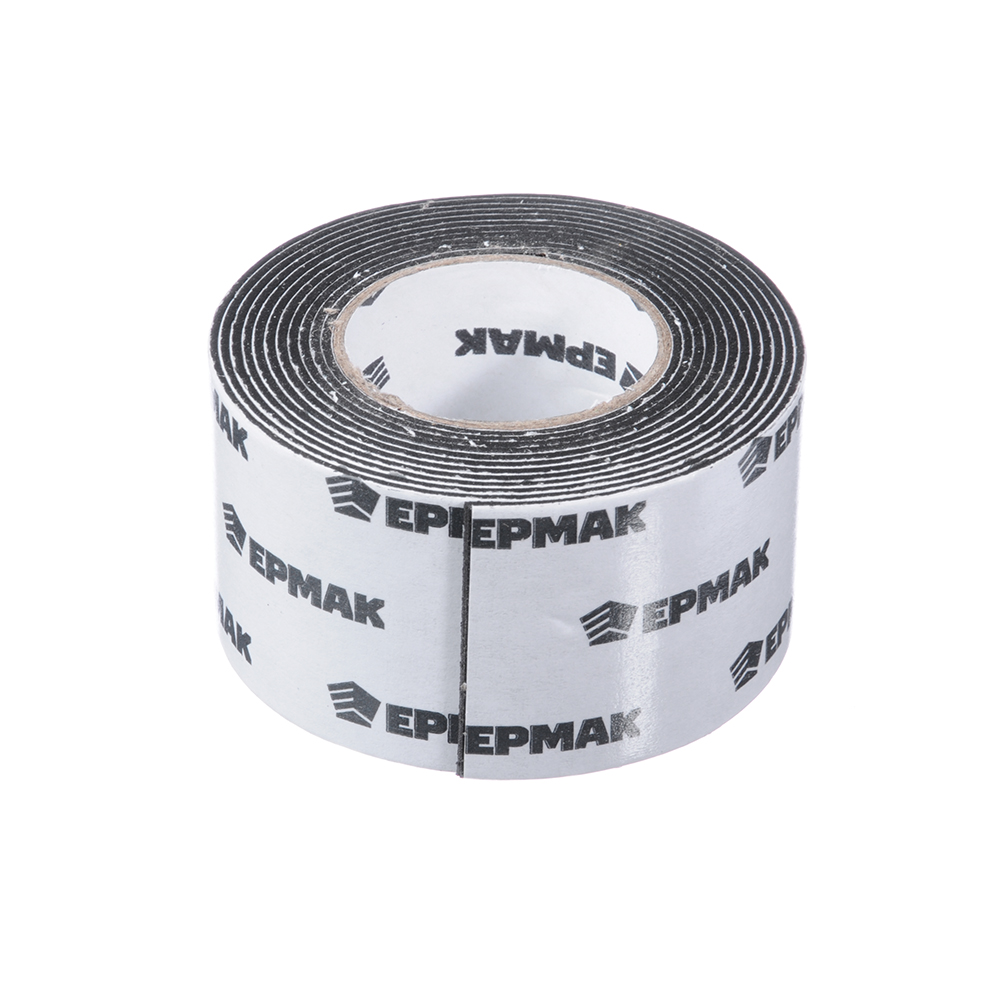 ЕРМАК Клейкая лента монтажная,для АВТО 2-х стороняя 2м