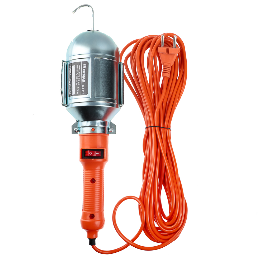 ЕРМАК Лампа переносная 60Вт 10м