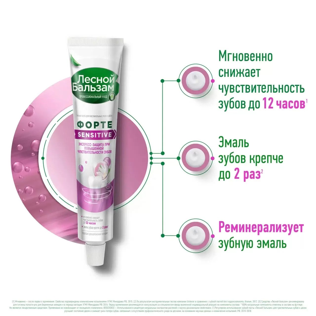 Лесной бальзам для чувствительных зубов и десен 75мл