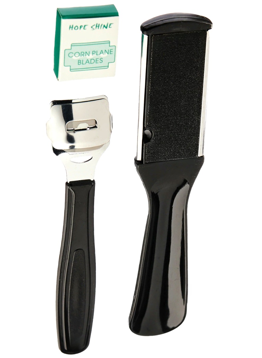 Набор 3 предмета: резак для пяток, терка, набор лезвий 049180